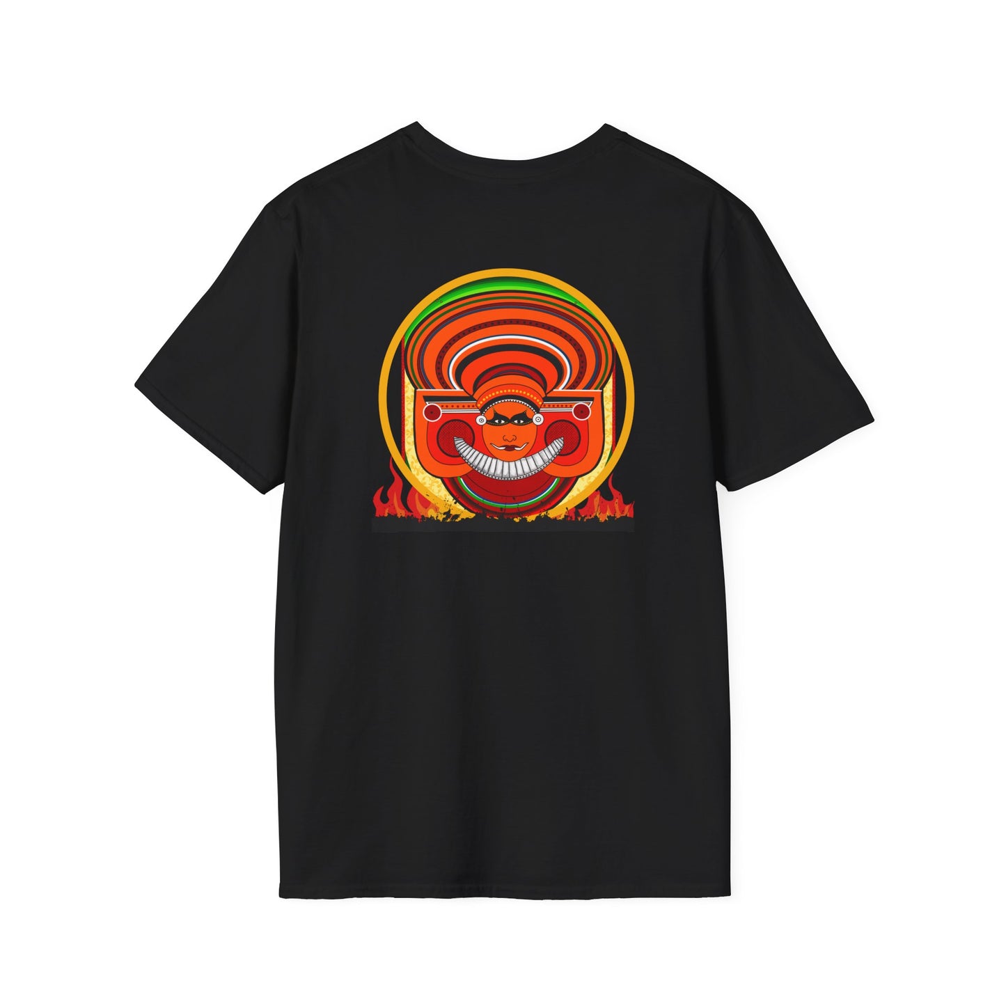 Theyyam on Fire Backprint- T Shirt