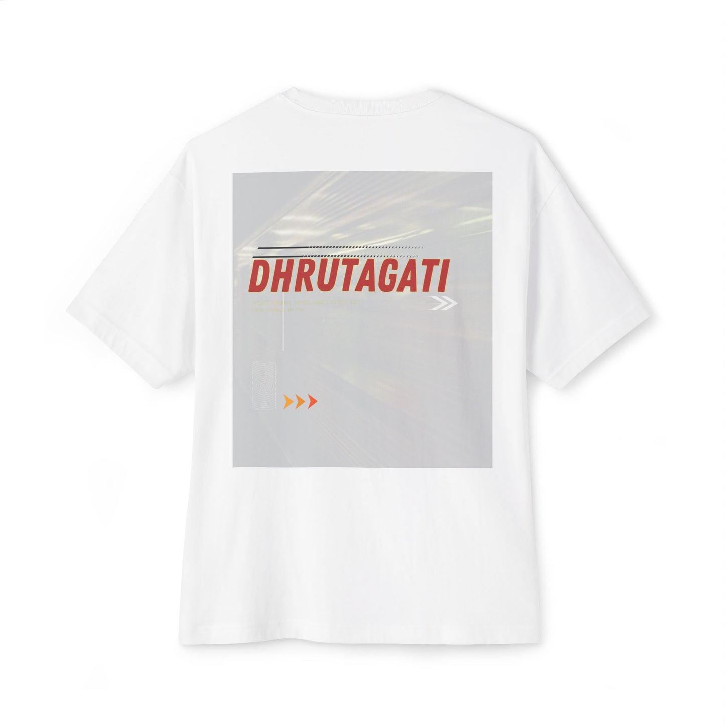 Dhrutagati - Oversized Boxy Backprint T Shirt