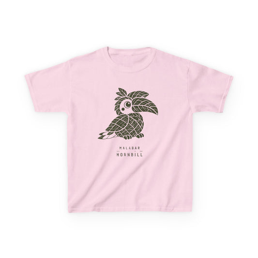 Malabar Hornbill Kids Unisex T Shirt