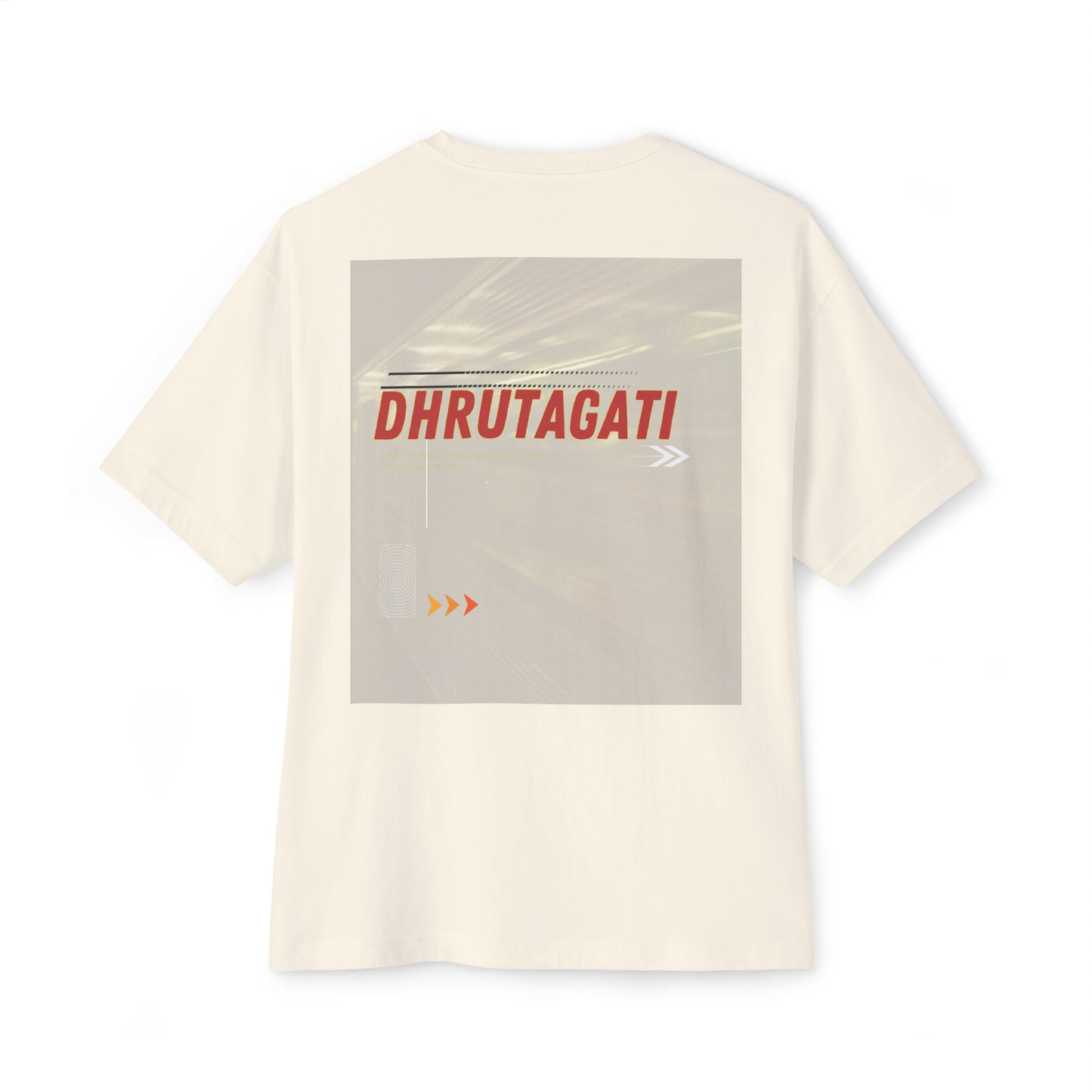 Dhrutagati - Oversized Boxy Backprint T Shirt