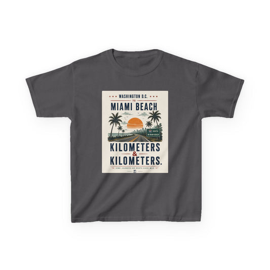 DC To Miami Beach Kids Unisex T Shirt