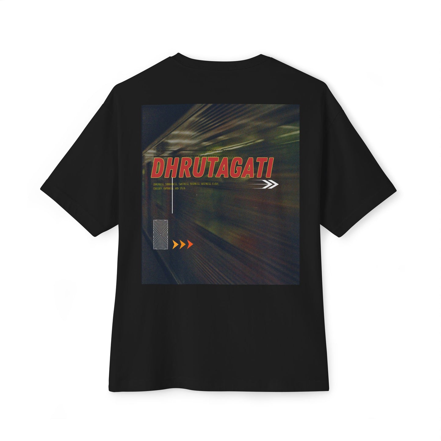 Dhrutagati - Oversized Boxy Backprint T Shirt