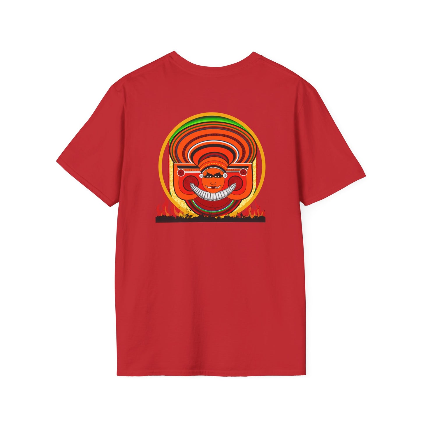 Theyyam on Fire Backprint- T Shirt