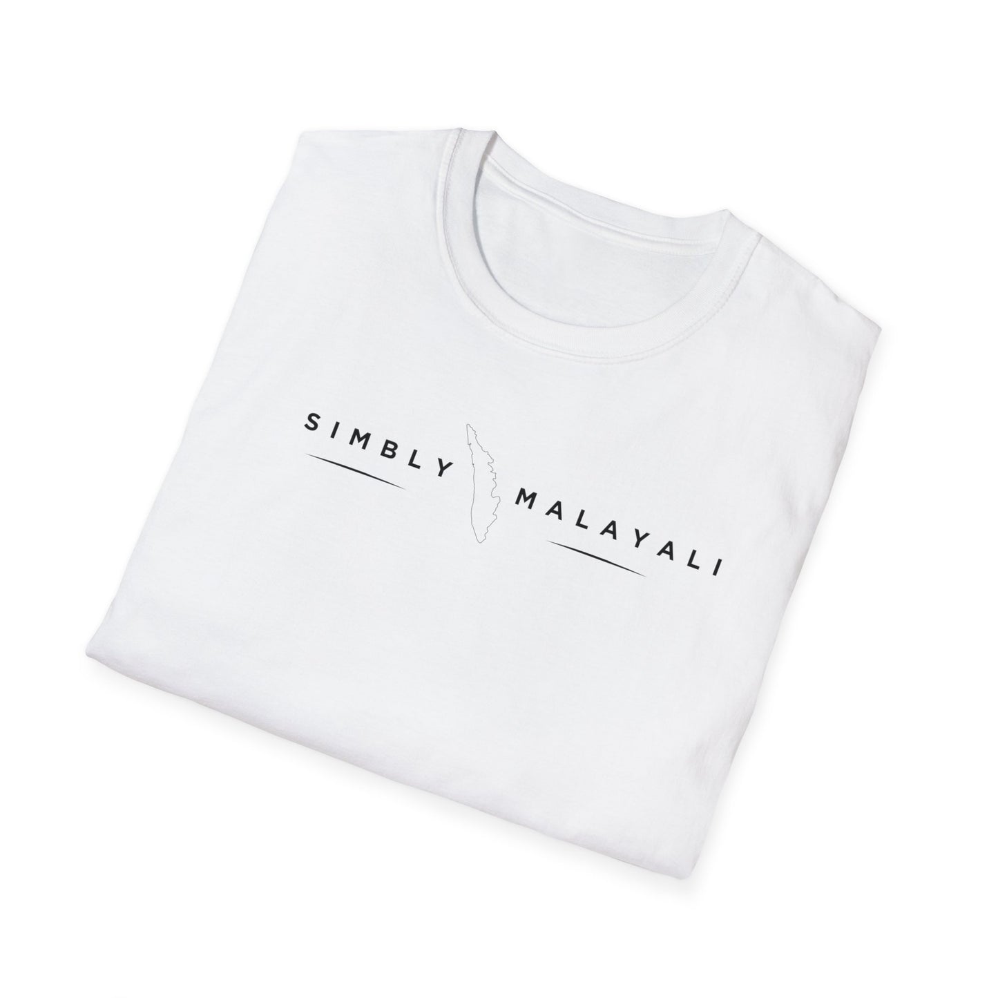 Simbly Malayali with Map - T Shirt