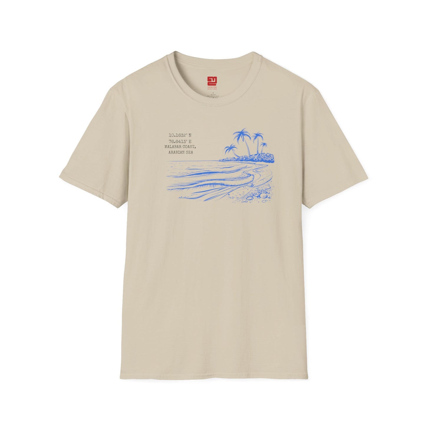 Kerala Latitude & Longitude - T Shirt