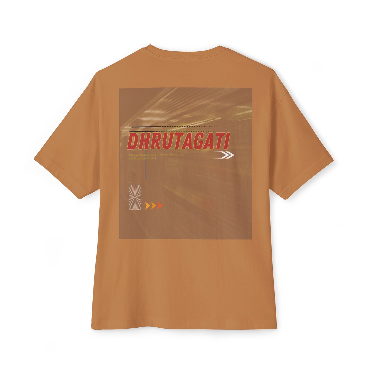 Dhrutagati - Oversized Boxy Backprint T Shirt