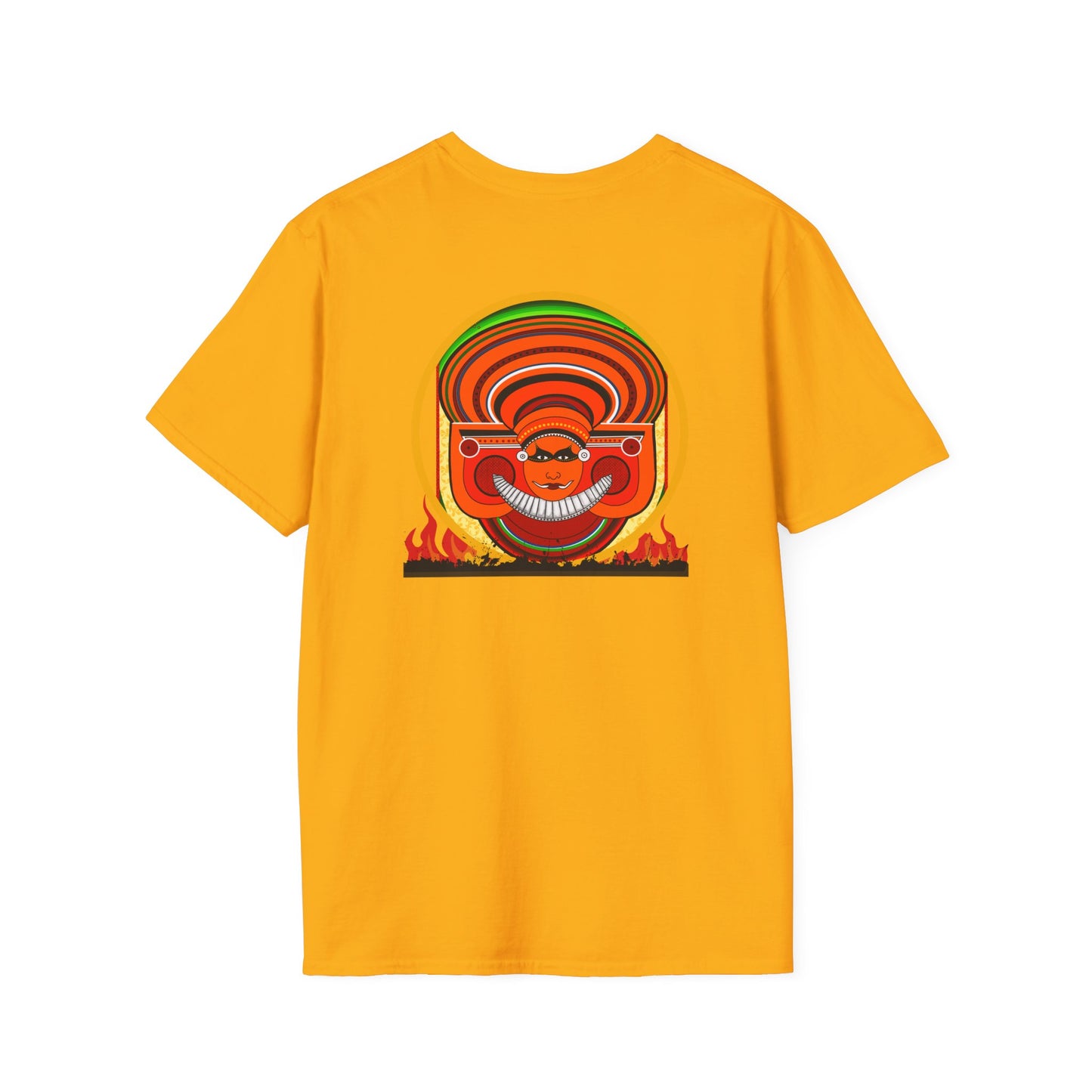 Theyyam on Fire Backprint- T Shirt