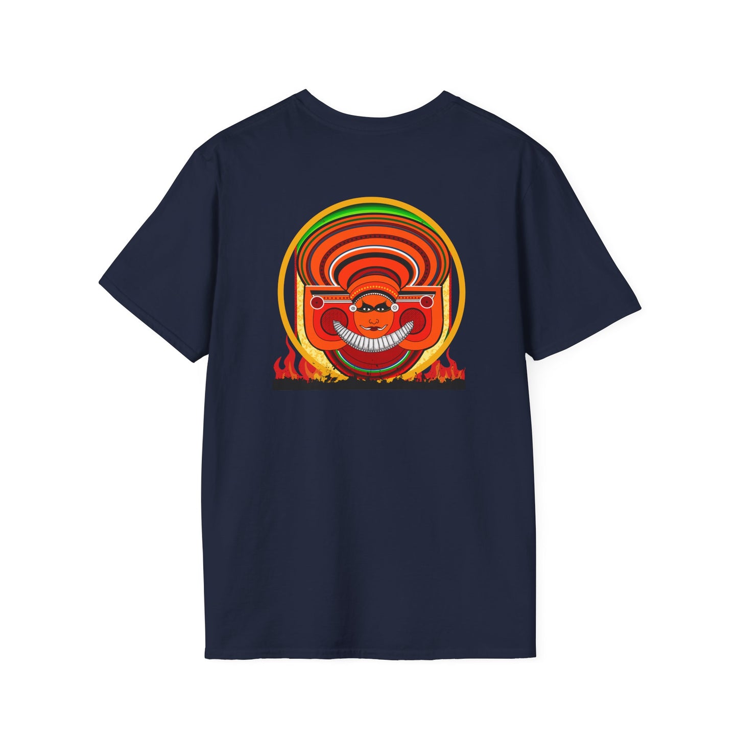 Theyyam on Fire Backprint- T Shirt