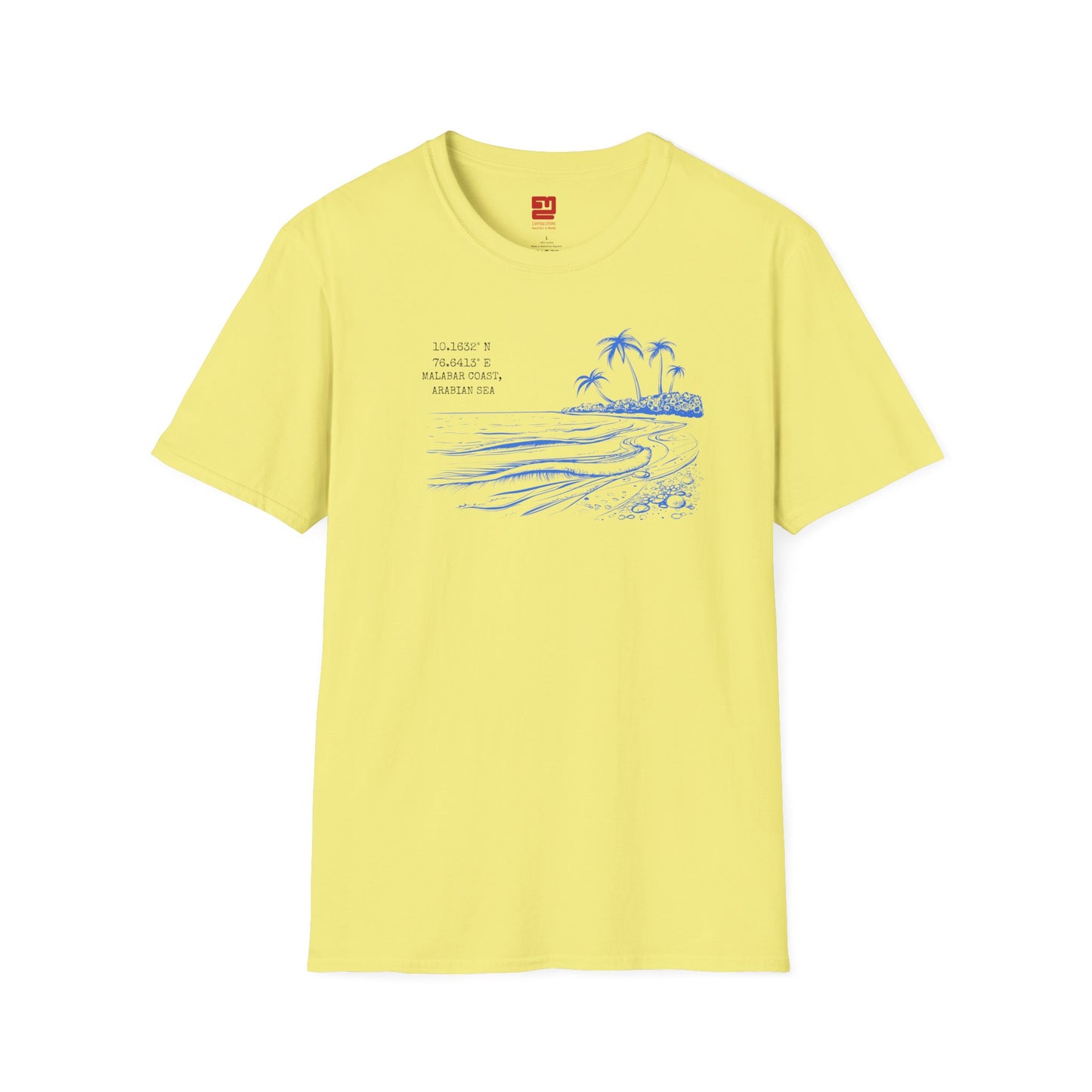Kerala Latitude & Longitude - T Shirt