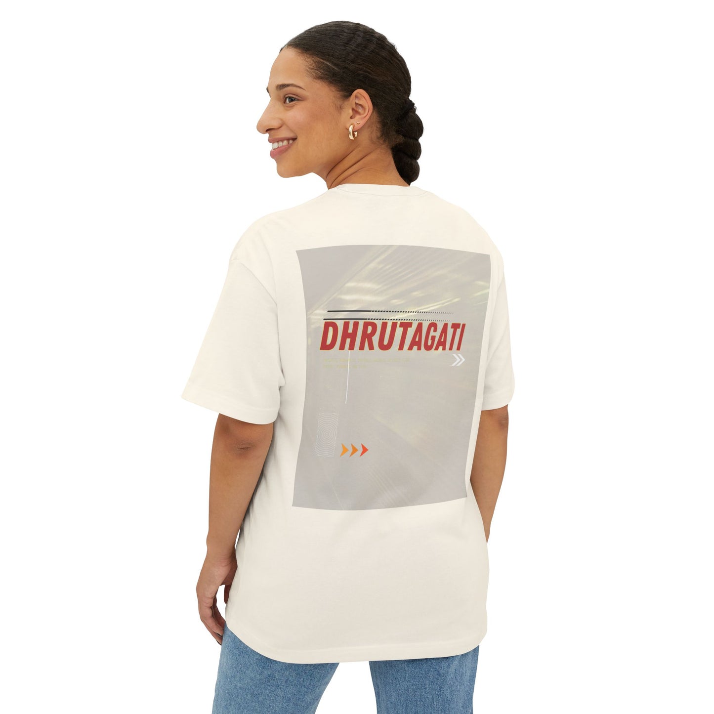 Dhrutagati - Oversized Boxy Backprint T Shirt