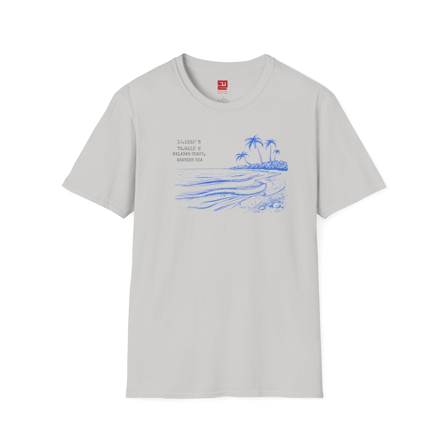 Kerala Latitude & Longitude - T Shirt