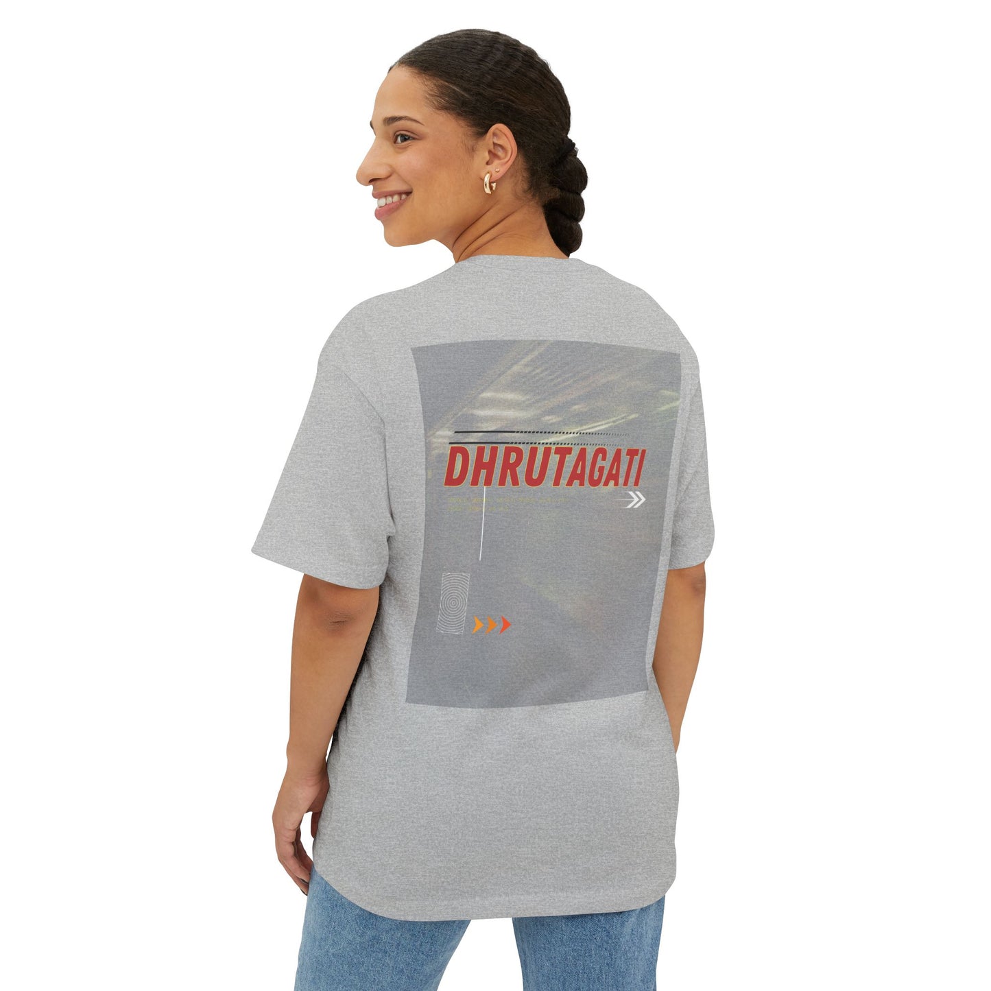 Dhrutagati - Oversized Boxy Backprint T Shirt