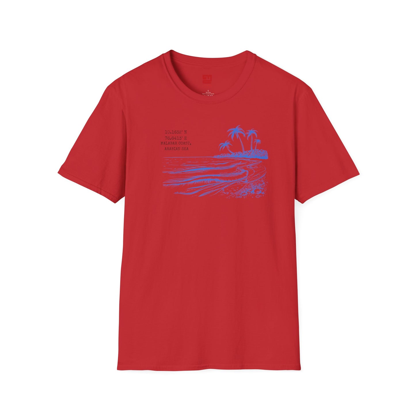 Kerala Latitude & Longitude - T Shirt