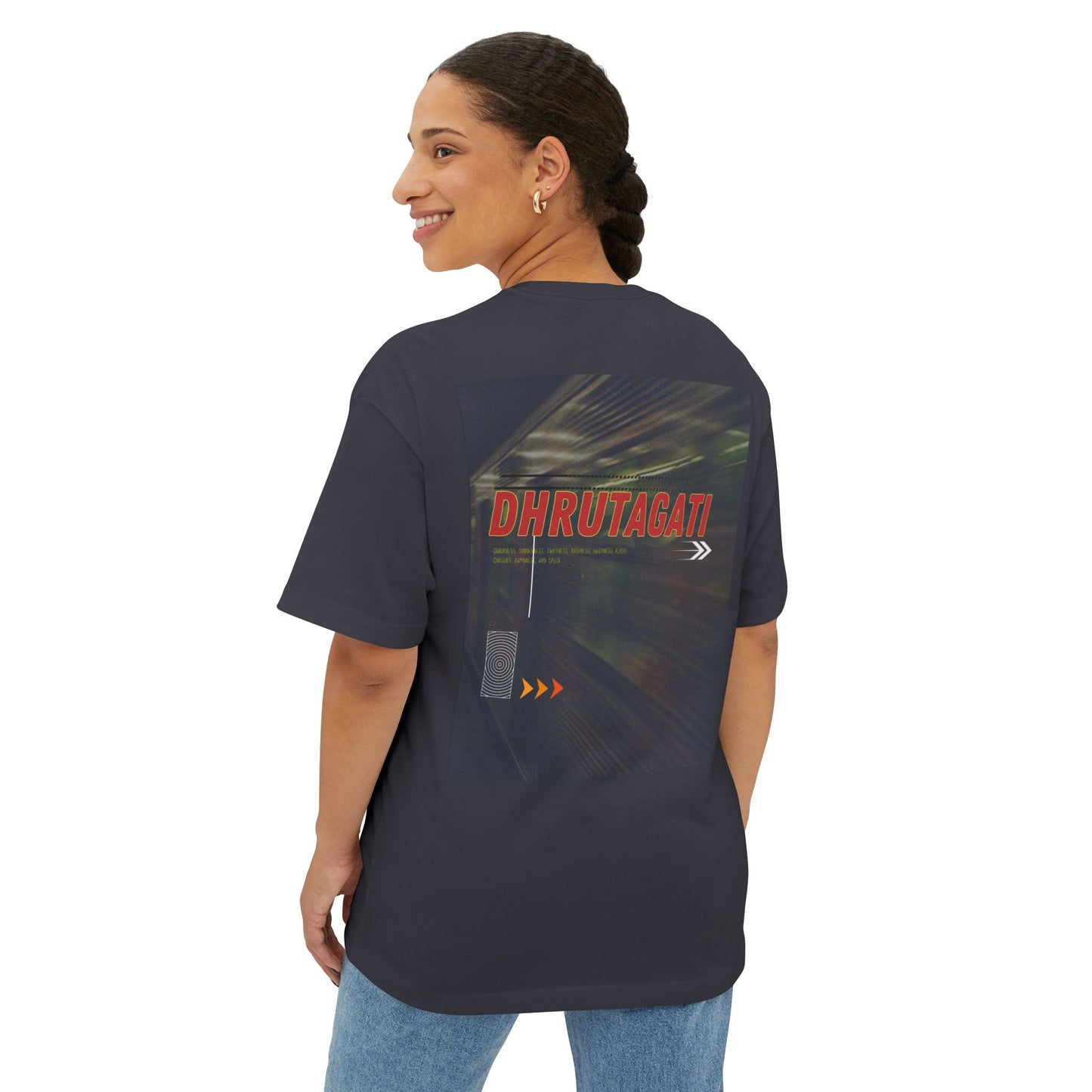 Dhrutagati - Oversized Boxy Backprint T Shirt