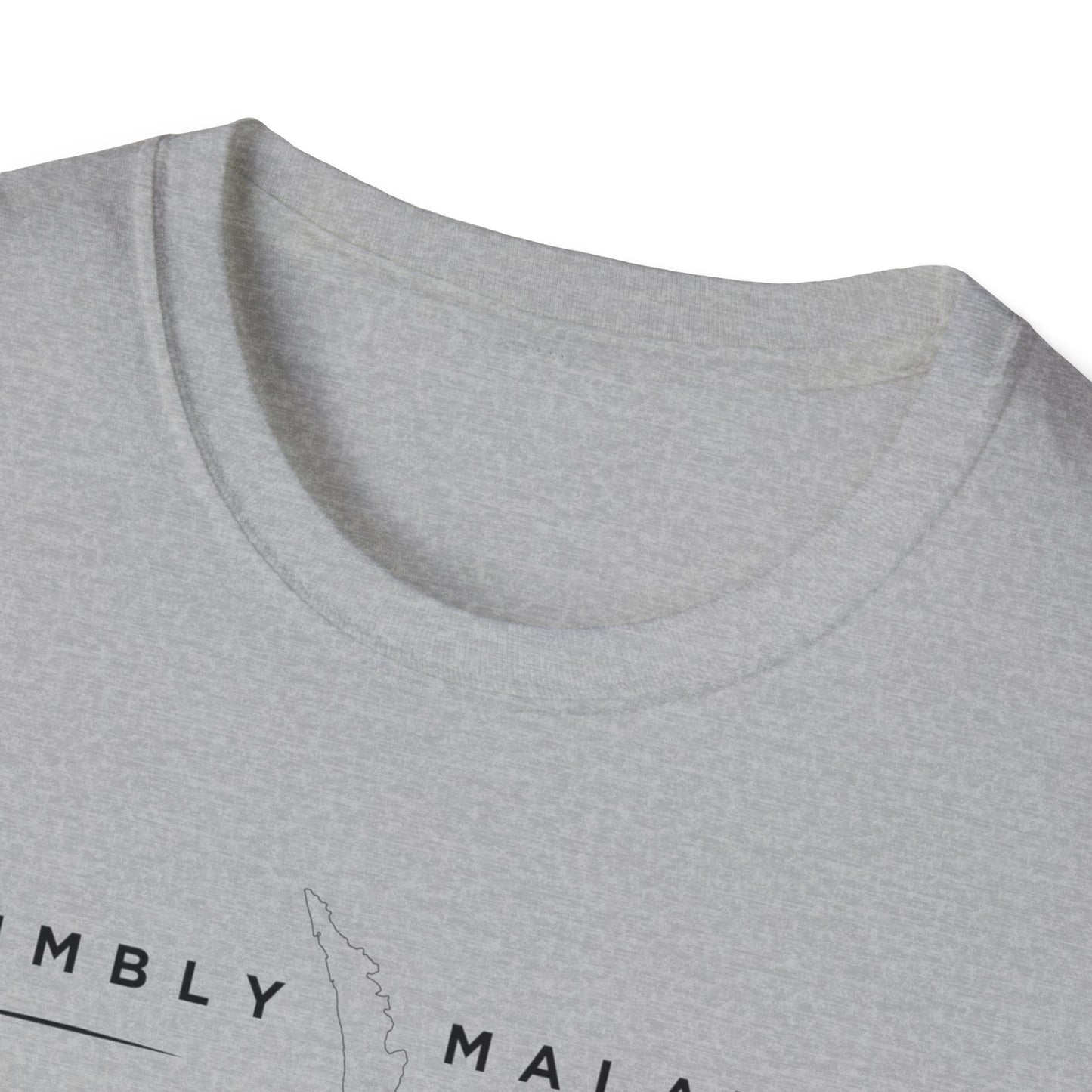 Simbly Malayali with Map - T Shirt