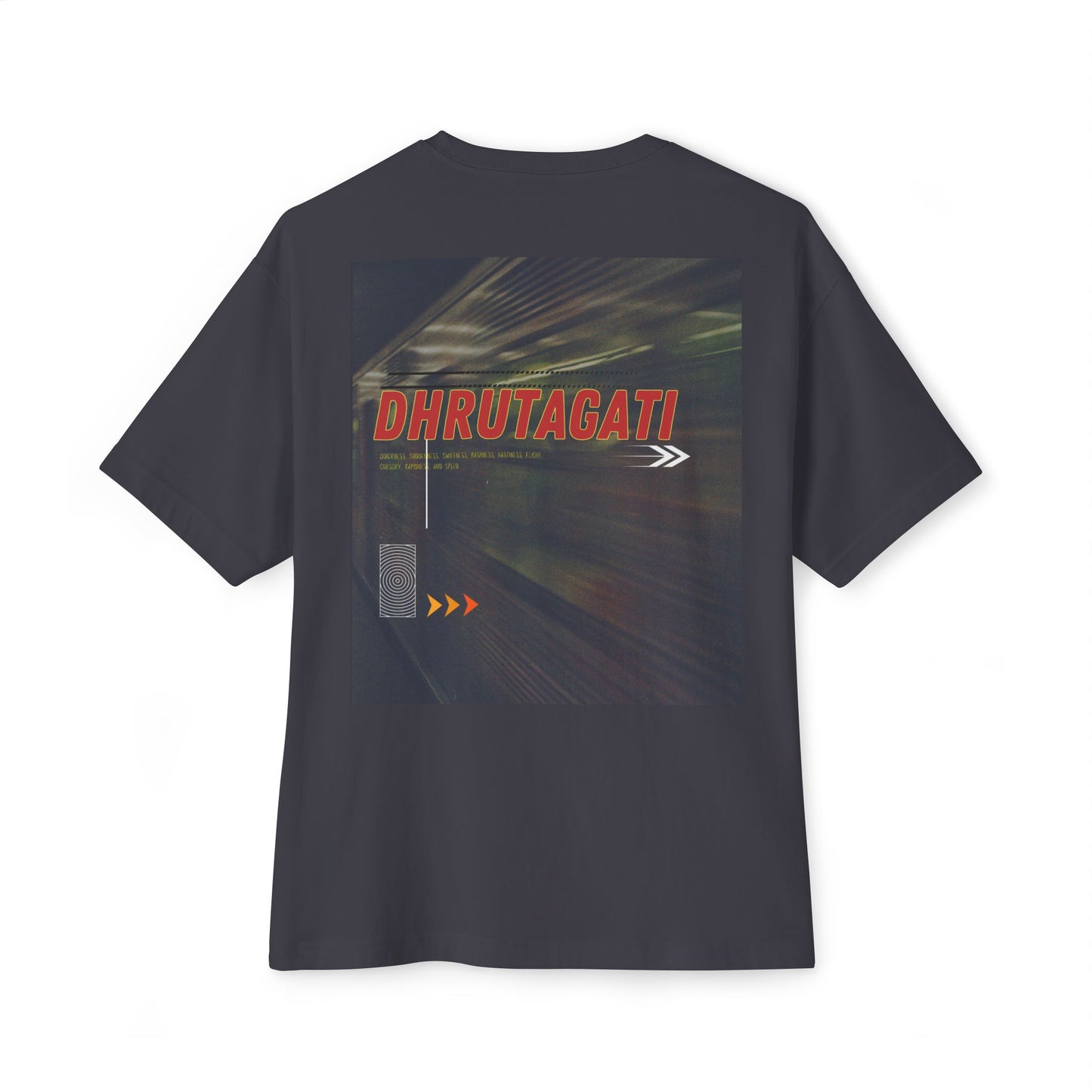 Dhrutagati - Oversized Boxy Backprint T Shirt