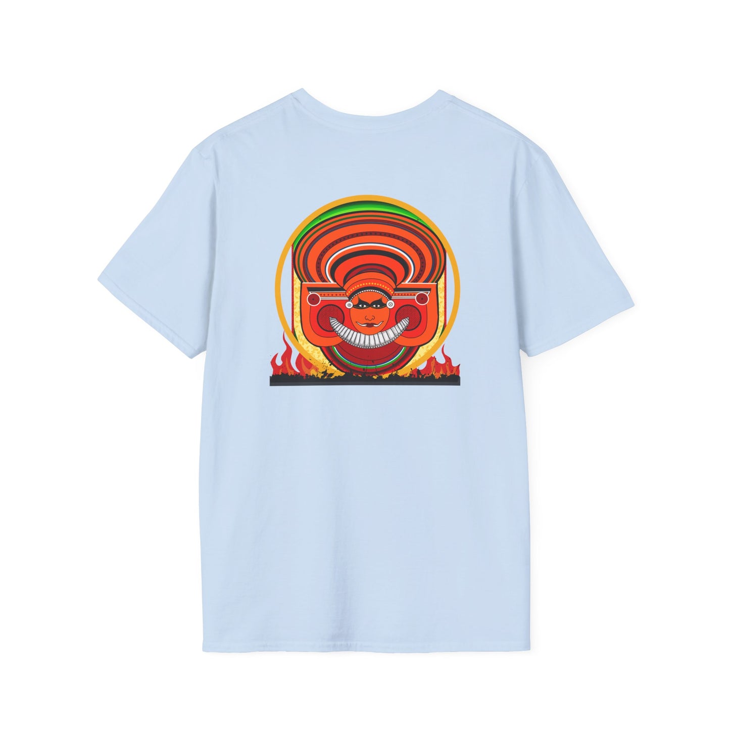 Theyyam on Fire Backprint- T Shirt