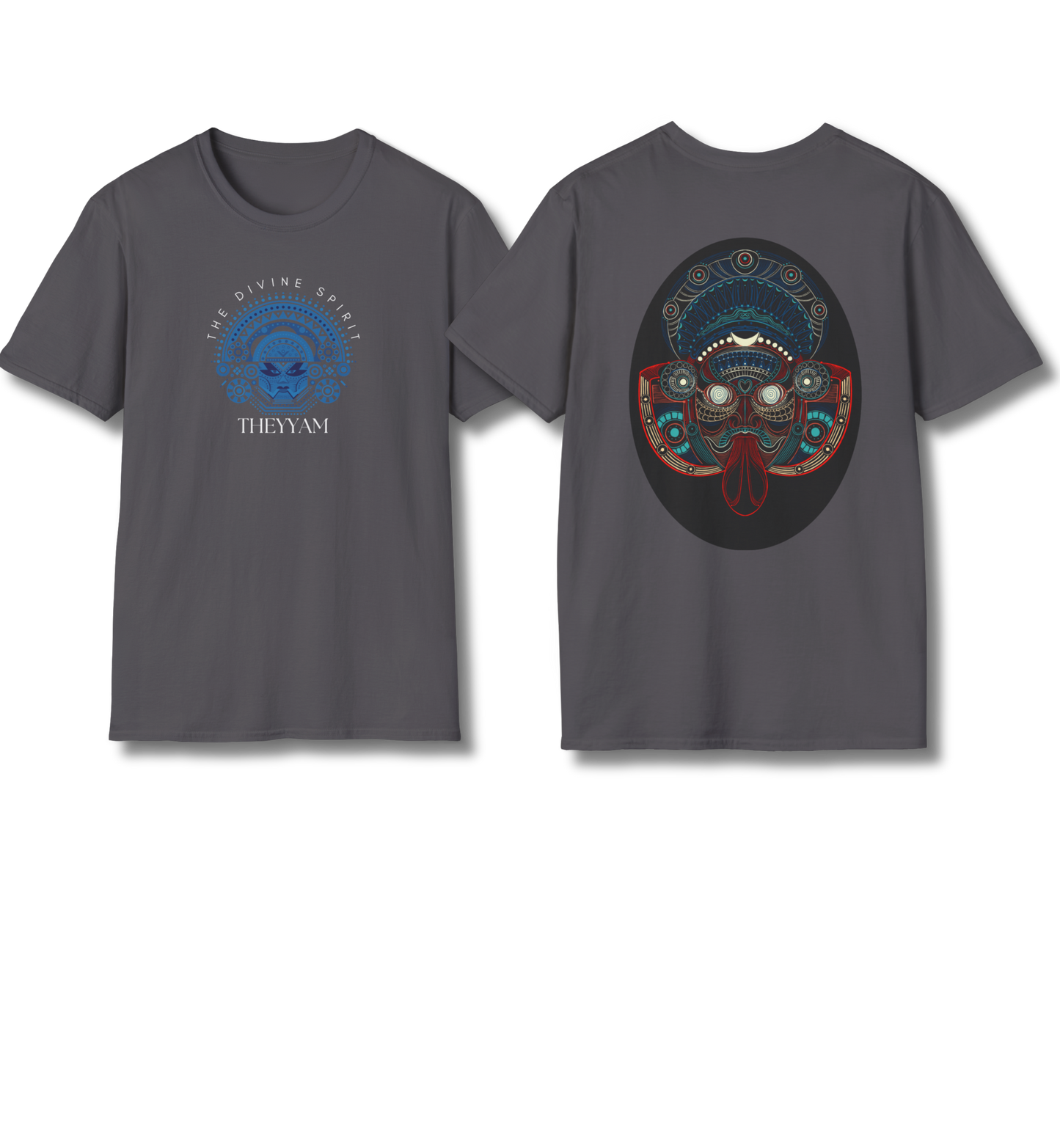 Theyyam Front & Back Print - T Shirt
