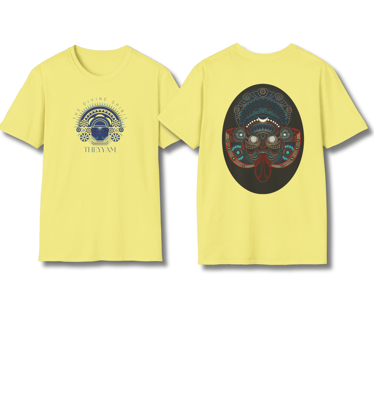 Theyyam Front & Back Print - T Shirt