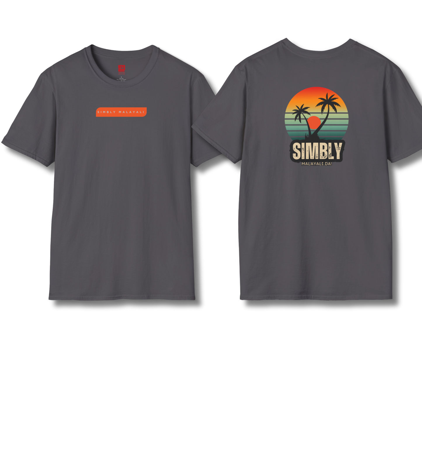 Simbly Malayali Front & Backprint - T Shirt