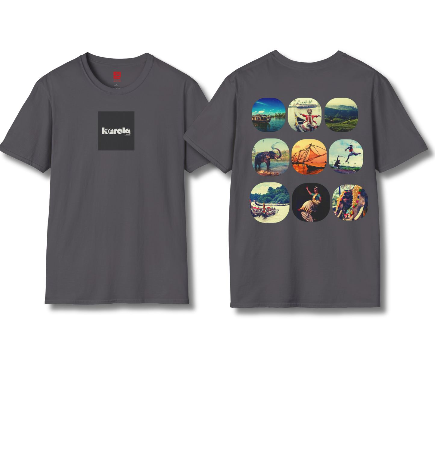 Kerala Vignettes - Backprint T Shirt
