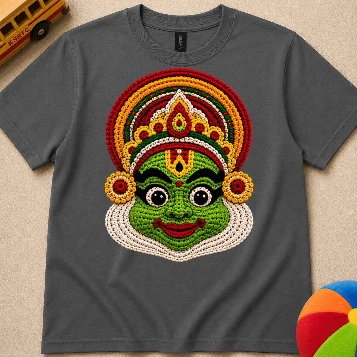 Cute Kathakali Kids Unisex T Shirt