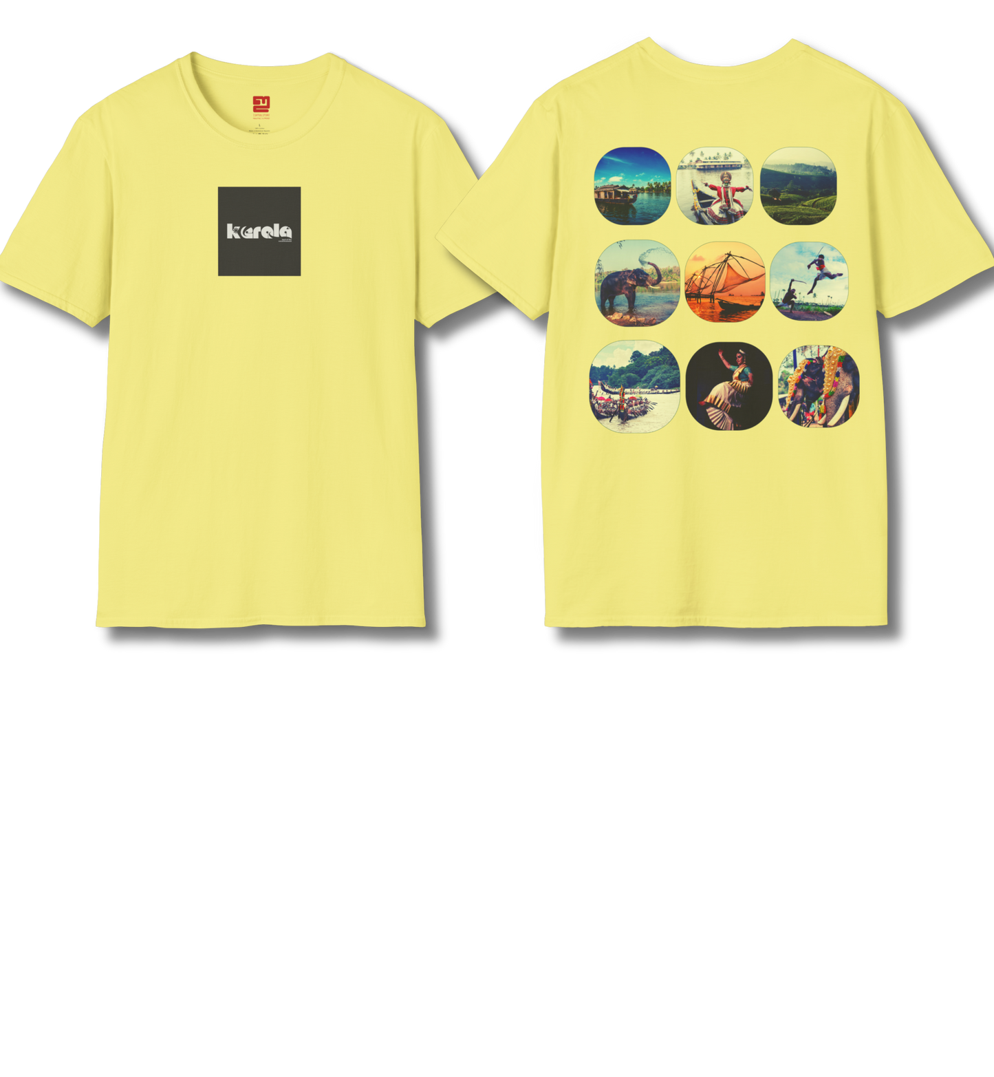 Kerala Vignettes - Backprint T Shirt