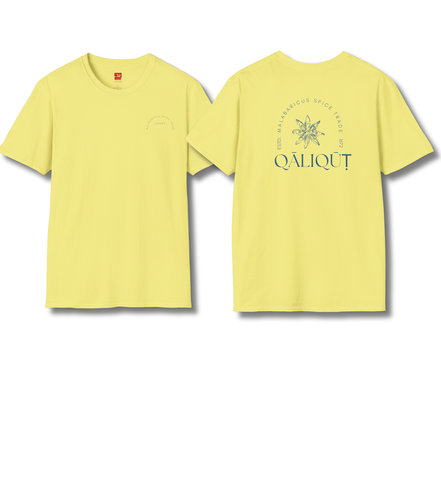 Qaliqut Spice Trade Front & Back - T Shirt