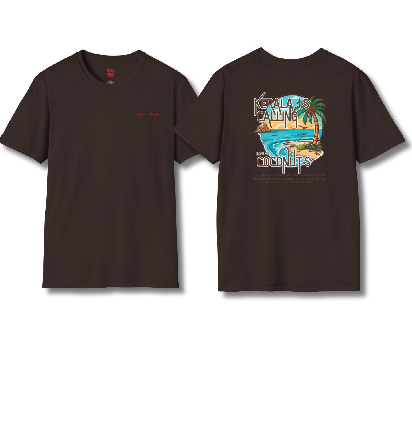 Let's Go Coconuts - Backprint T Shirt