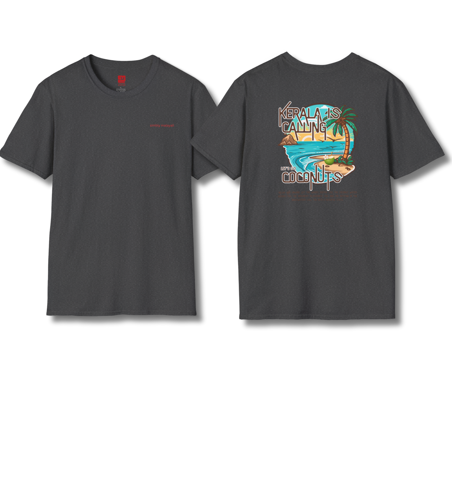 Let's Go Coconuts - Backprint T Shirt