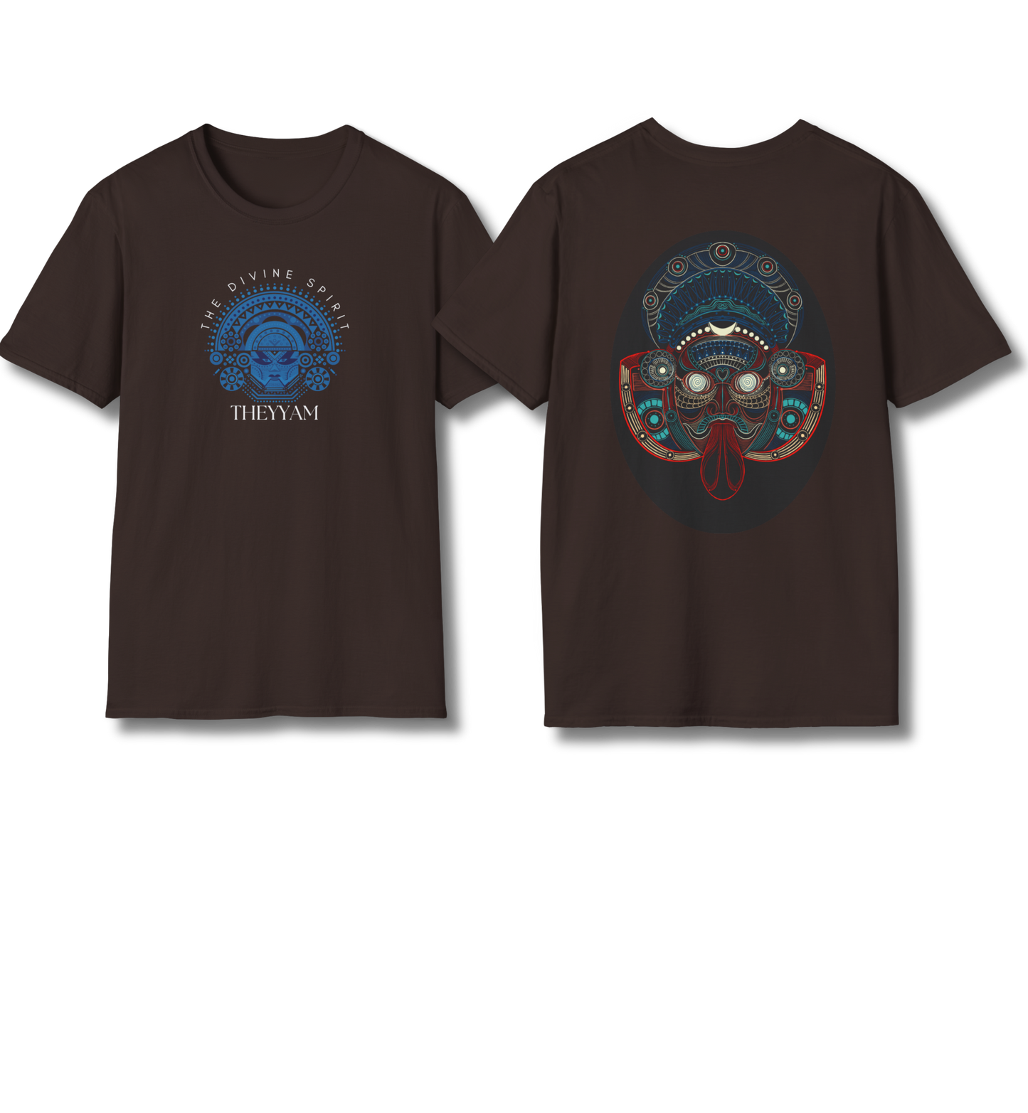 Theyyam Front & Back Print - T Shirt