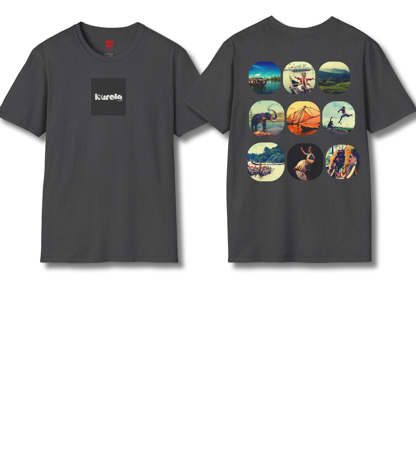 Kerala Vignettes - Backprint T Shirt
