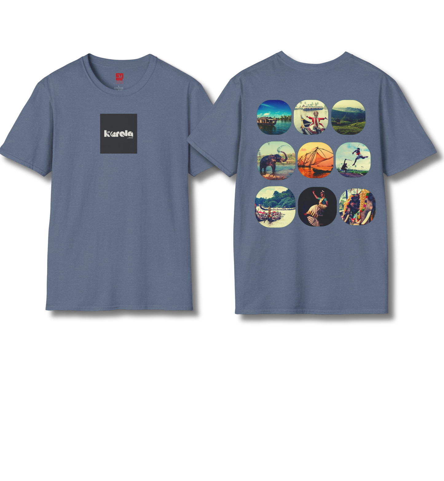 Kerala Vignettes - Backprint T Shirt