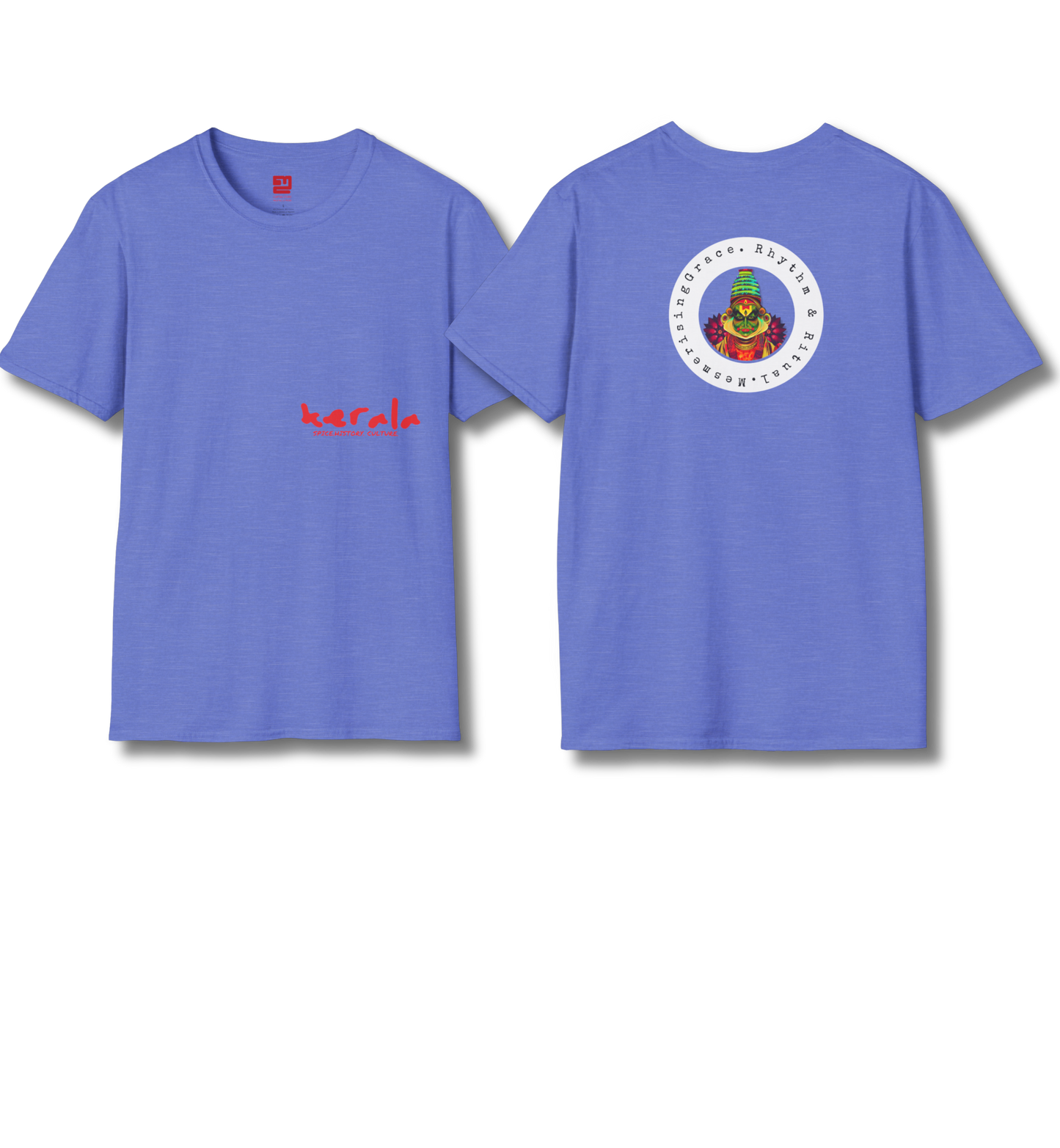 Kerala & Kathakali Front and Backprint - T Shirt