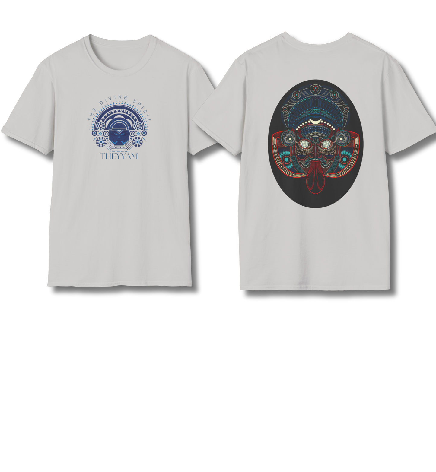 Theyyam Front & Back Print - T Shirt
