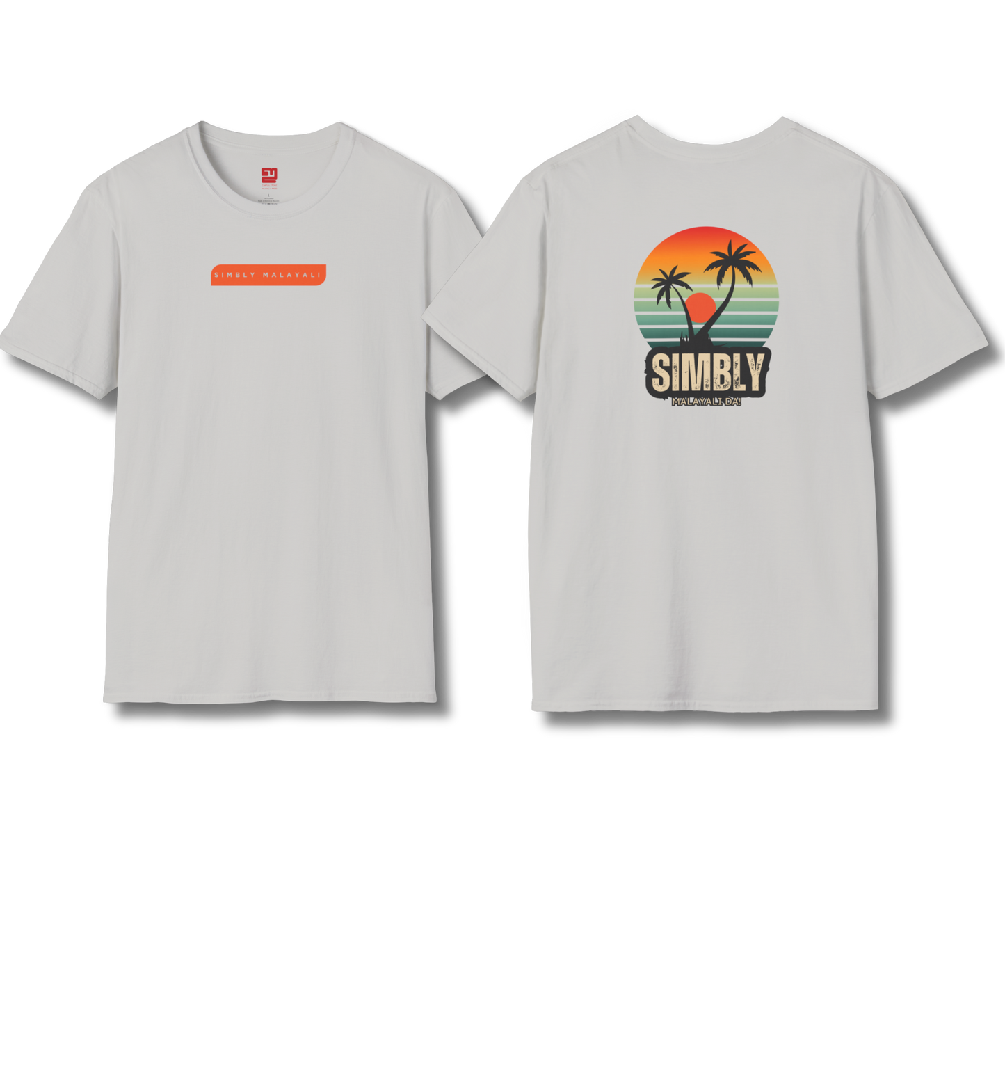 Simbly Malayali Front & Backprint - T Shirt