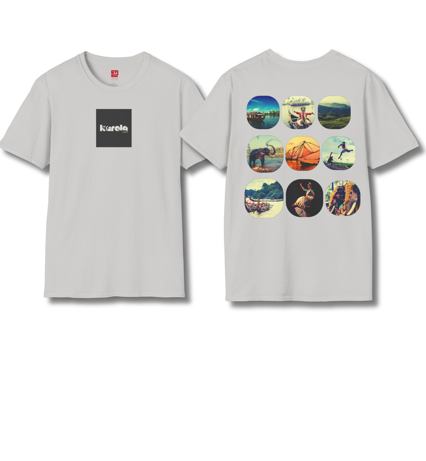 Kerala Vignettes - Backprint T Shirt