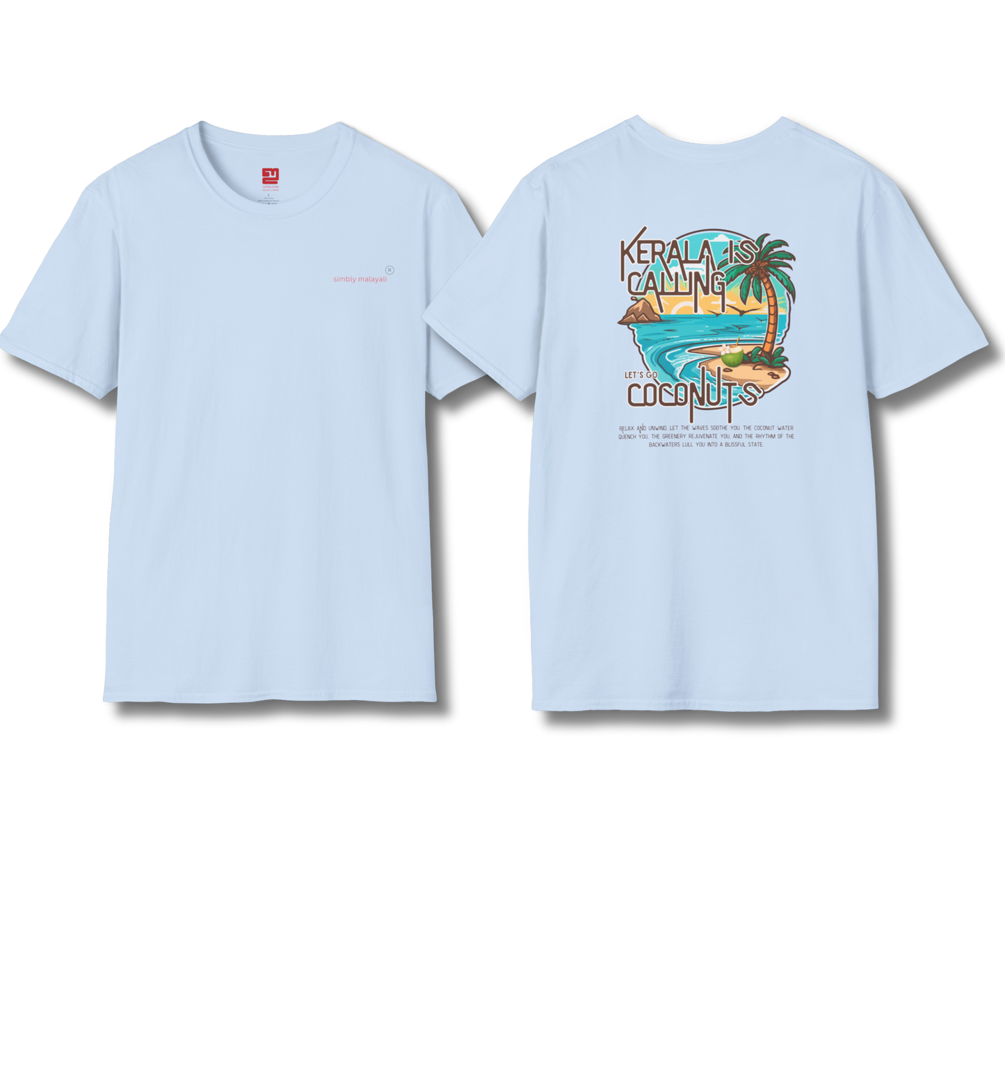 Let's Go Coconuts - Backprint T Shirt