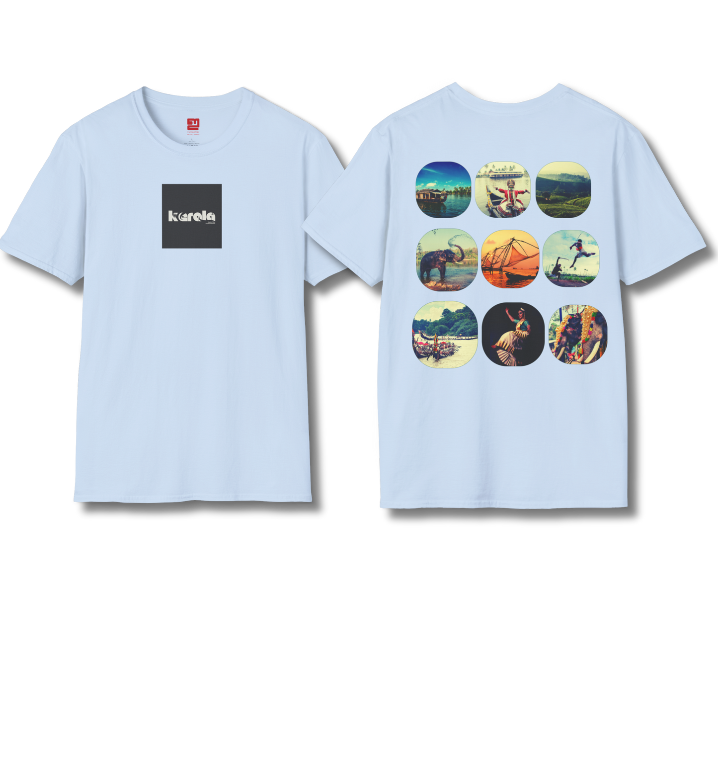 Kerala Vignettes - Backprint T Shirt