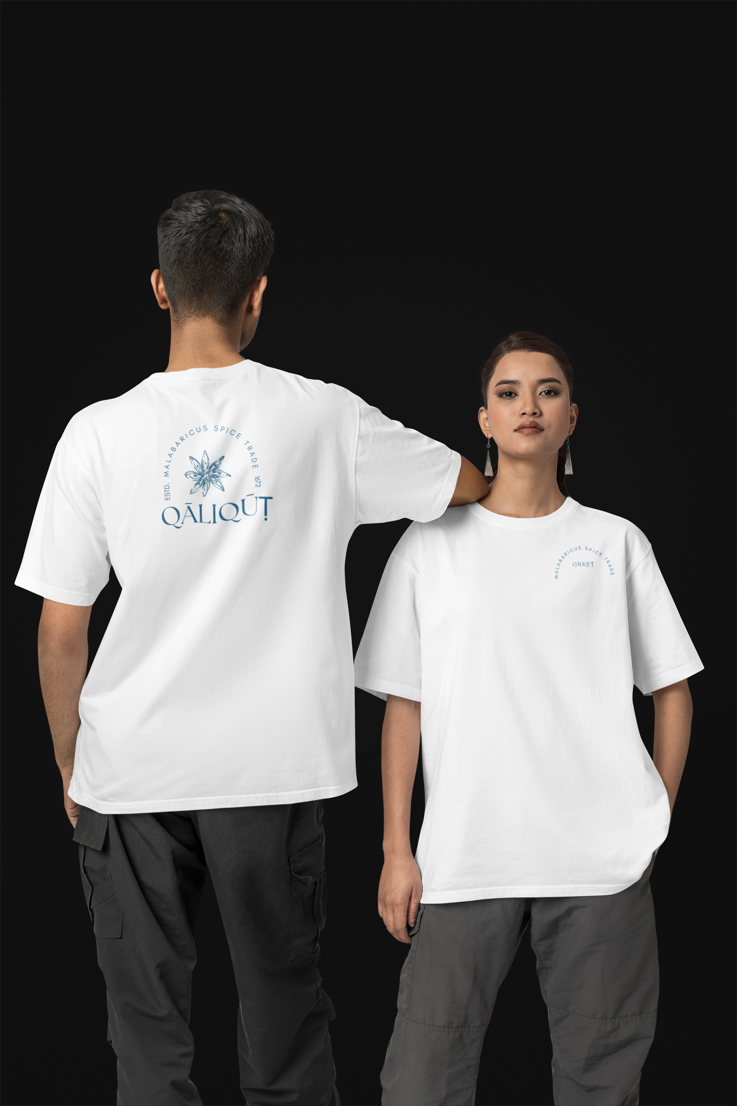 Qaliqut Spice Trade Front & Back - T Shirt