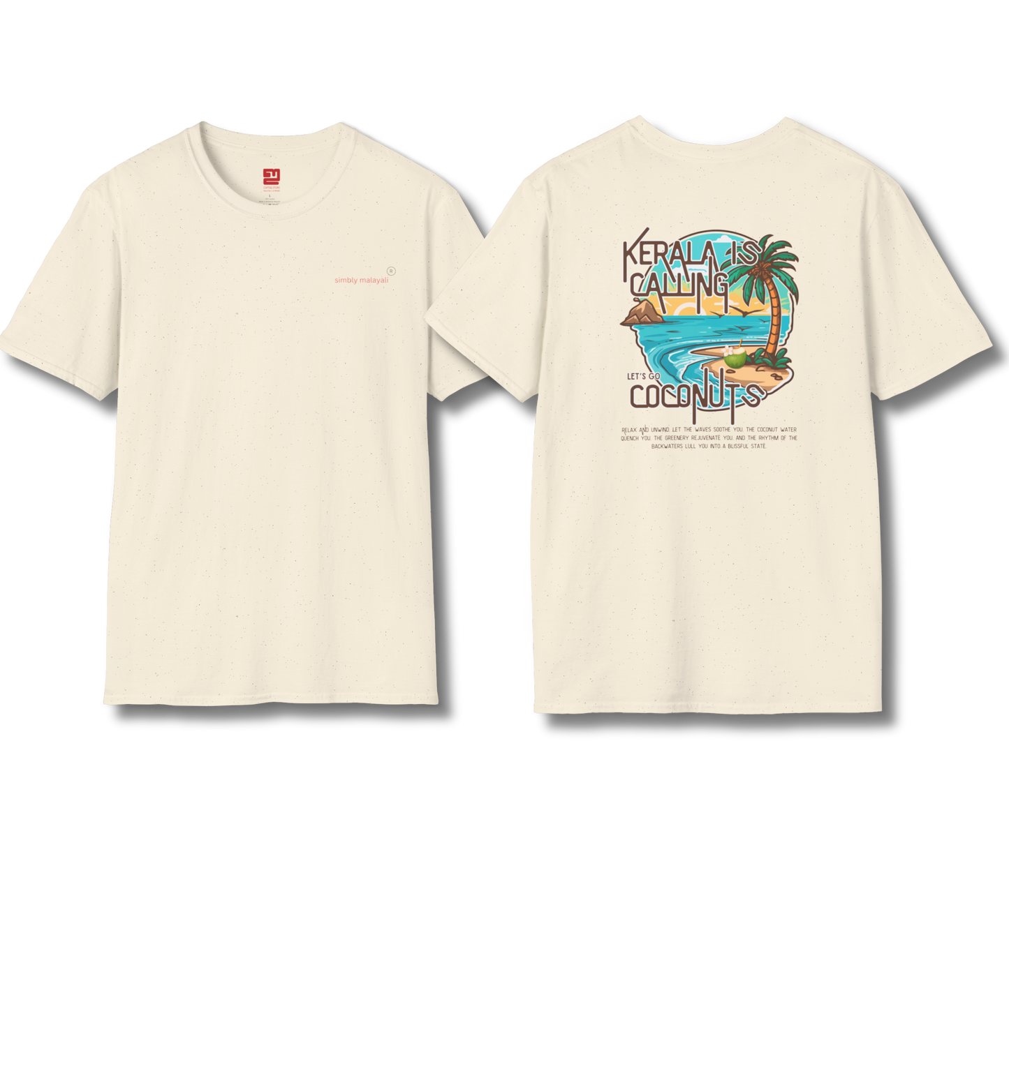 Let's Go Coconuts - Backprint T Shirt