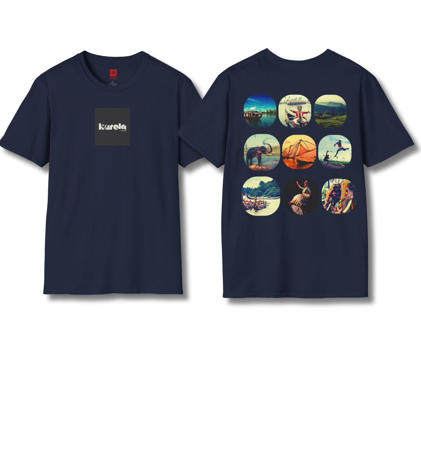 Kerala Vignettes - Backprint T Shirt