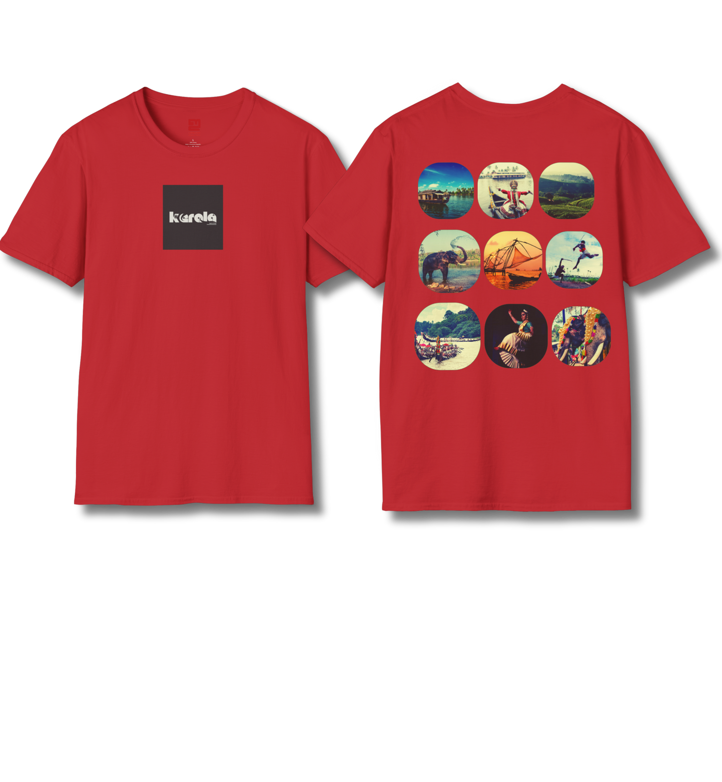 Kerala Vignettes - Backprint T Shirt