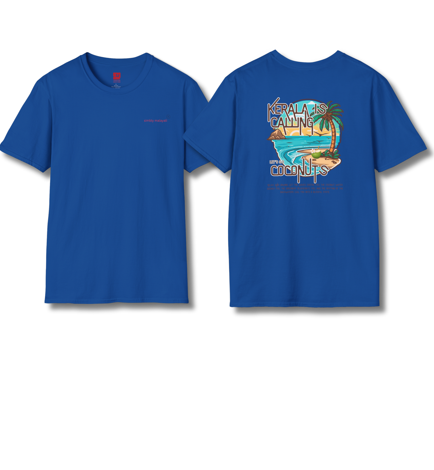Let's Go Coconuts - Backprint T Shirt