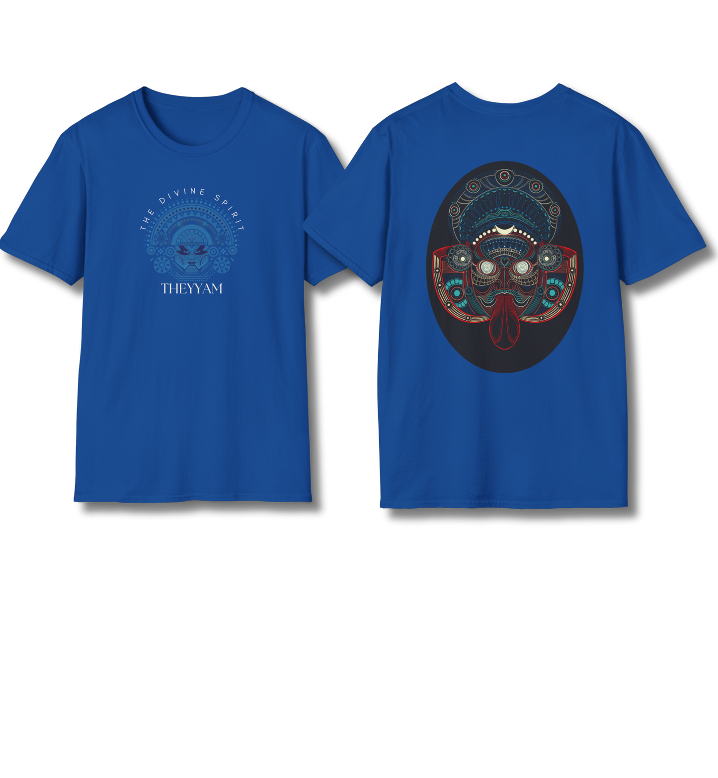 Theyyam Front & Back Print - T Shirt
