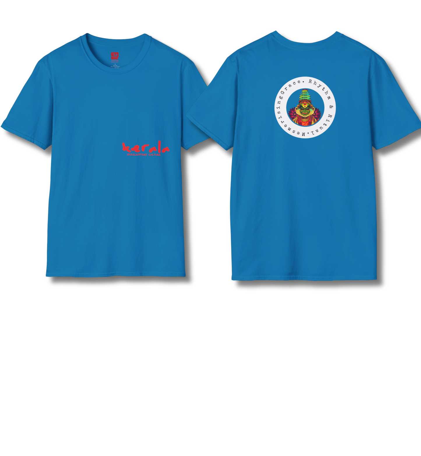 Kerala & Kathakali Front and Backprint - T Shirt