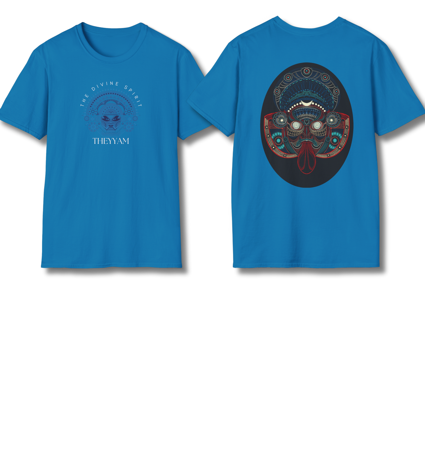 Theyyam Front & Back Print - T Shirt