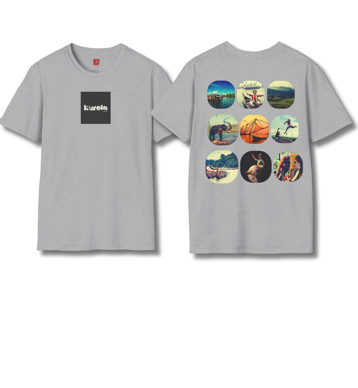 Kerala Vignettes - Backprint T Shirt