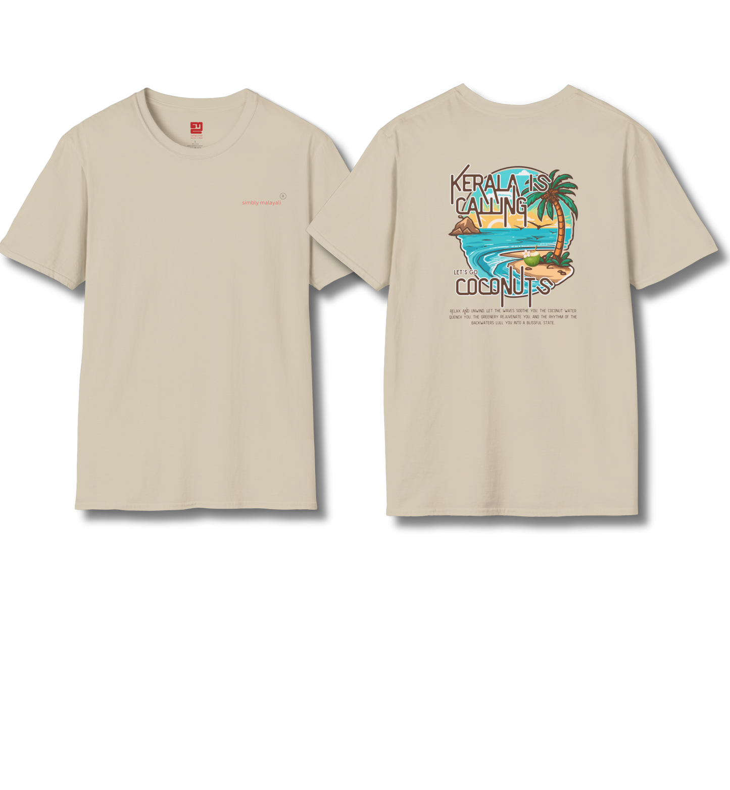 Let's Go Coconuts - Backprint T Shirt