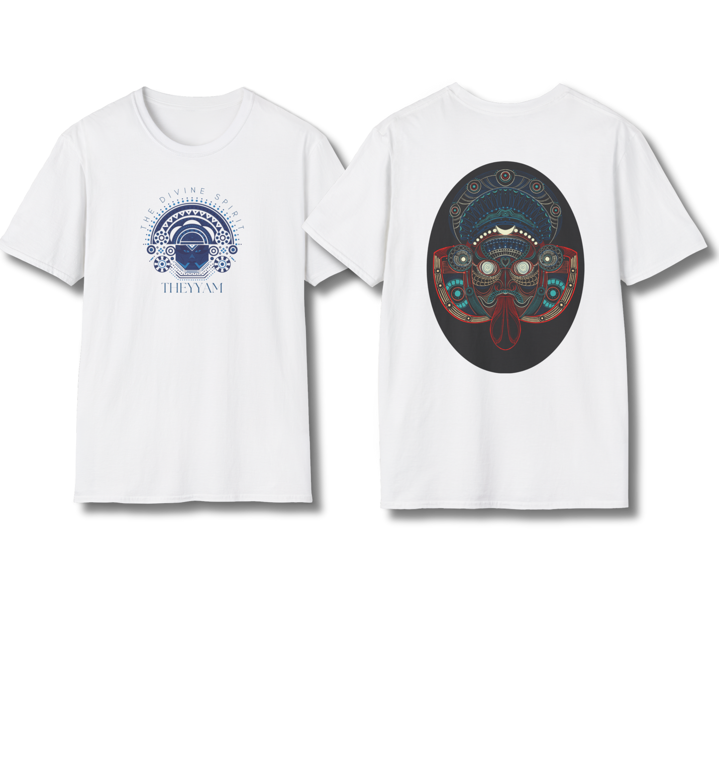 Theyyam Front & Back Print - T Shirt